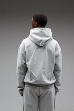 grey zip hoodie