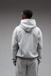 grey zip hoodie